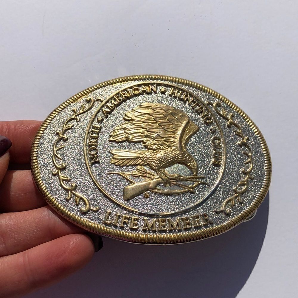 North American Hunting Club large belt buckle